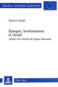 bokomslag Epargne, Investissement Et Circuit