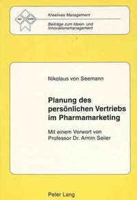 bokomslag Planung Des Persoenlichen Vertriebs Im Pharmamarketing