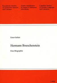 bokomslag Hermann Boeschenstein