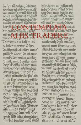 Contemplata Aliis Tradere 1