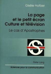 bokomslag La Page Et Le Petit cran: Culture Et Tlvison