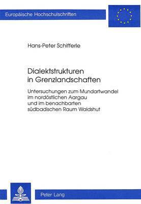 bokomslag Dialektstrukturen in Grenzlandschaften