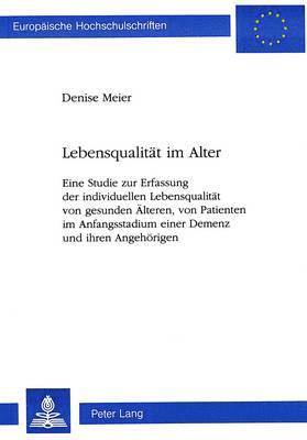 Lebensqualitaet Im Alter