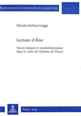 bokomslag Lecture d'Erec