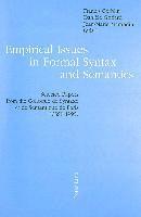 bokomslag Empirical Issues in Formal Syntax and Semantics