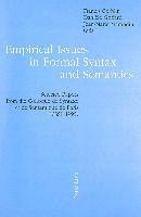 Empirical Issues in Formal Syntax and Semantics