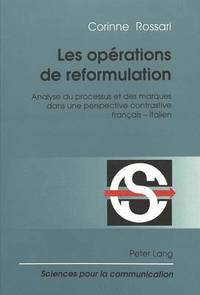 bokomslag Les Oprations de Reformulation