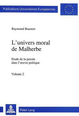 bokomslag L'Univers Moral de Malherbe