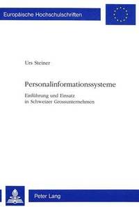 bokomslag Personalinformationssysteme