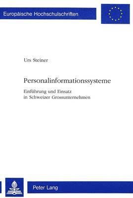 Personalinformationssysteme 1
