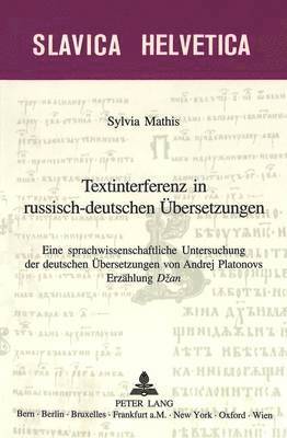 Textinterferenz in Russisch-Deutschen Uebersetzungen 1