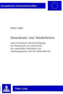 bokomslag Demokratie Und Minderheiten