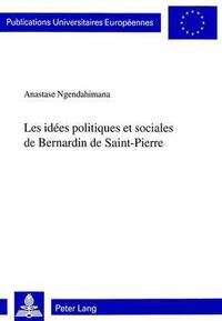 bokomslag Les Ides Politiques Et Sociales de Bernardin de Saint-Pierre