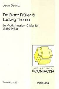bokomslag de Franz Prueller  Ludwig Thoma