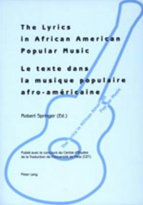 Lyrics in African American Popular Music