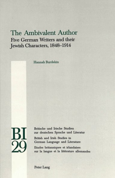Hannah Burdekin, W. E. Yates, Hans S. Reiss - Ambivalent Author, Häftad