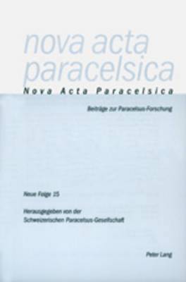 Nova ACTA Paracelsica 1