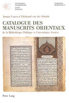 Catalogue Des Manuscrits Orientaux 1