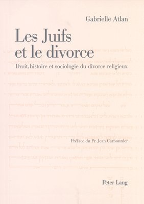 bokomslag Les Juifs Et Le Divorce