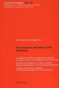bokomslag 31e Symposium International Fesf Strasbourg