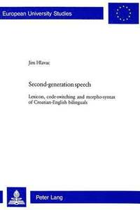 bokomslag Second-Generation Speech