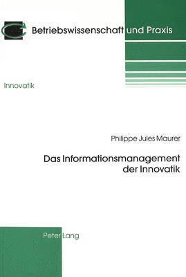 Das Informationsmanagement Der Innovatik 1