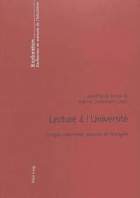 bokomslag Lecture  l'Universit