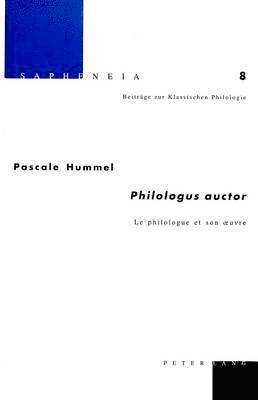 bokomslag «Philologus Auctor»