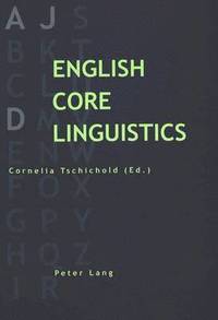 bokomslag English Core Linguistics