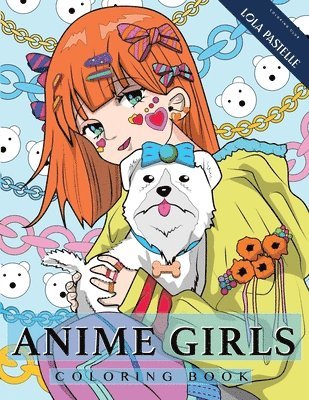 bokomslag Anime Girls Coloring Book