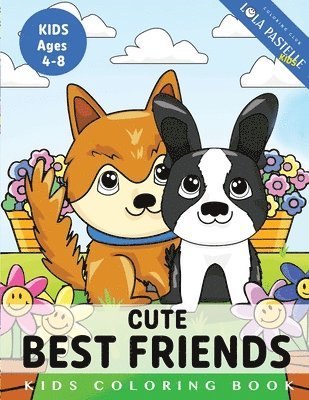 Cute best friends Coloring Book for Kids 1