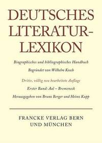 bokomslag Deutsches Literatur-Lexikon, Band 1, Aal - Bremeneck