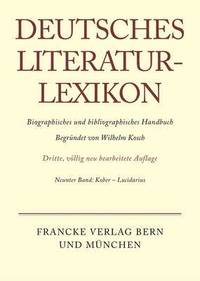 bokomslag Deutsches Literatur-Lexikon, Band 9, Kober - Lucidarius