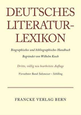 bokomslag Deutsches Literatur-Lexikon, Band 14, Salzmesser - Schilling