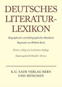 bokomslag Deutsches Literatur-Lexikon, Erganzungsband II, Bernfeld - Christen
