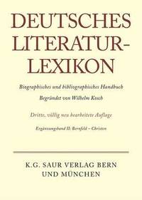 bokomslag Deutsches Literatur-Lexikon, Ergänzungsband II, Bernfeld - Christen