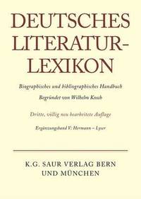 bokomslag Deutsches Literatur-Lexikon, Ergnzungsband V, Hermann - Lyser