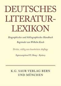 bokomslag Deutsches Literatur-Lexikon, Egnzungsband VI, Maag - Ryslavy