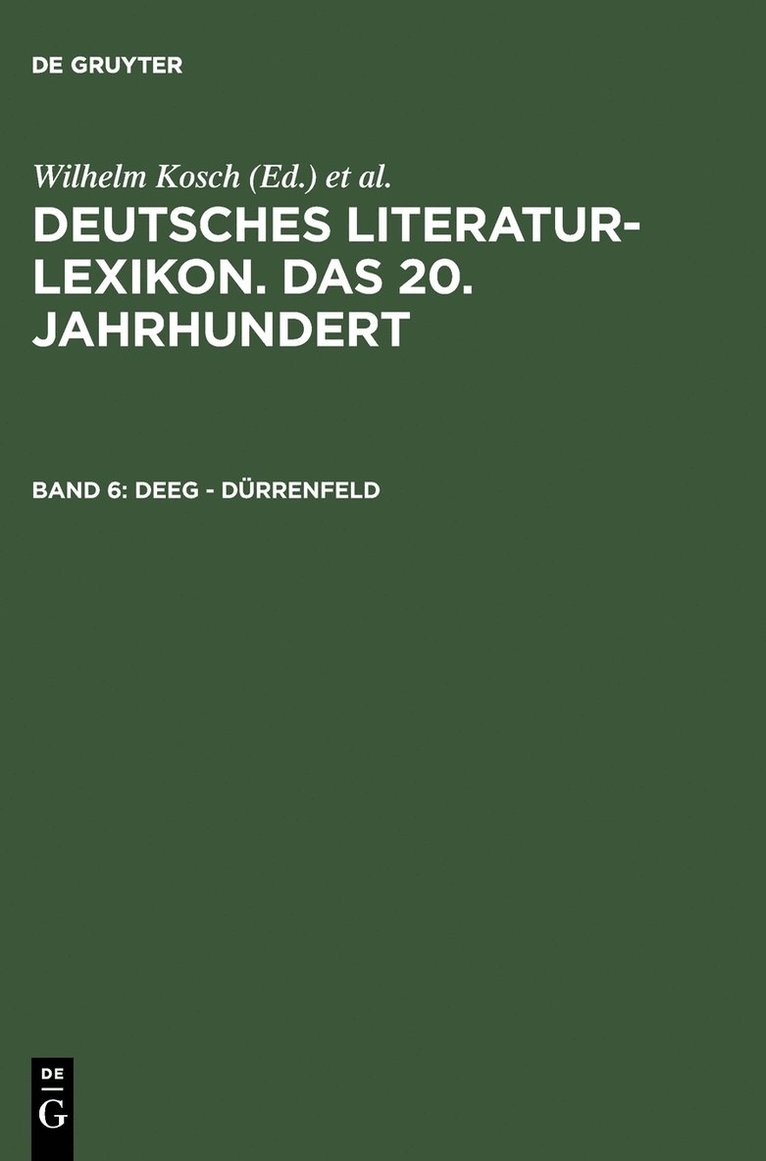 Deeg - Durrenfeld 1