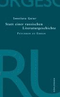 bokomslag Statt einer russischen Literaturgeschichte