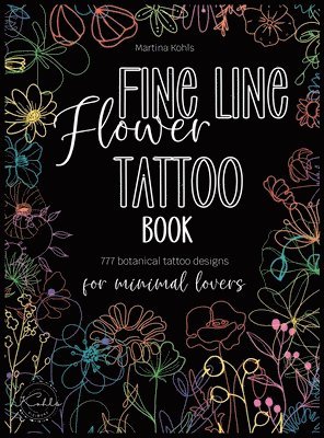 Fine Line Flower Tattoo Book 1