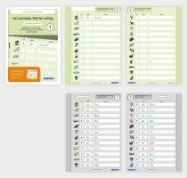 Ich schreibe Wörter richtig - Abreißblock 1 - Lernzielkontrolle - Lautgetreue Wörter 1