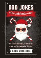 bokomslag Dad Jokes Adventskalender Black & White Edition