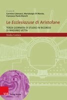 Carmine Catenacci, Marialuigia Di Marzio, Francesco Paolo Bianchi - Le Ecclesiazuse di Aristofane, Inbunden