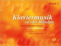 bokomslag Klaviermusik zu vier Händen, Band 1