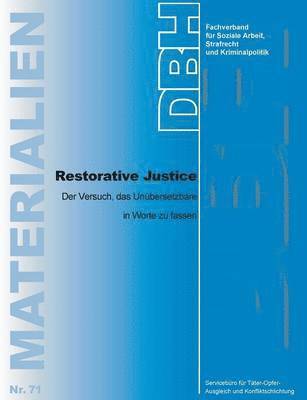 bokomslag Restorative Justice