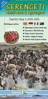 bokomslag Serengeti - Masai-Mara - Ngorongoro Tourist Map