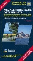 bokomslag Mecklenburgische Ostseeküste Lübeck - Wismar - Rostock 1 : 75 000. Wander- und Radwanderkarte