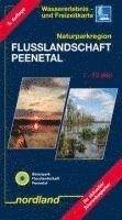 bokomslag Naturparkregion Flusslandschaft Peenetal 1 : 75 000. Wassererlebnis- und Freizeitkarte