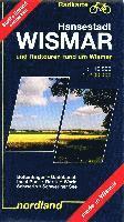 bokomslag Radfahrer Stadtkarte Hansestadt Wismar